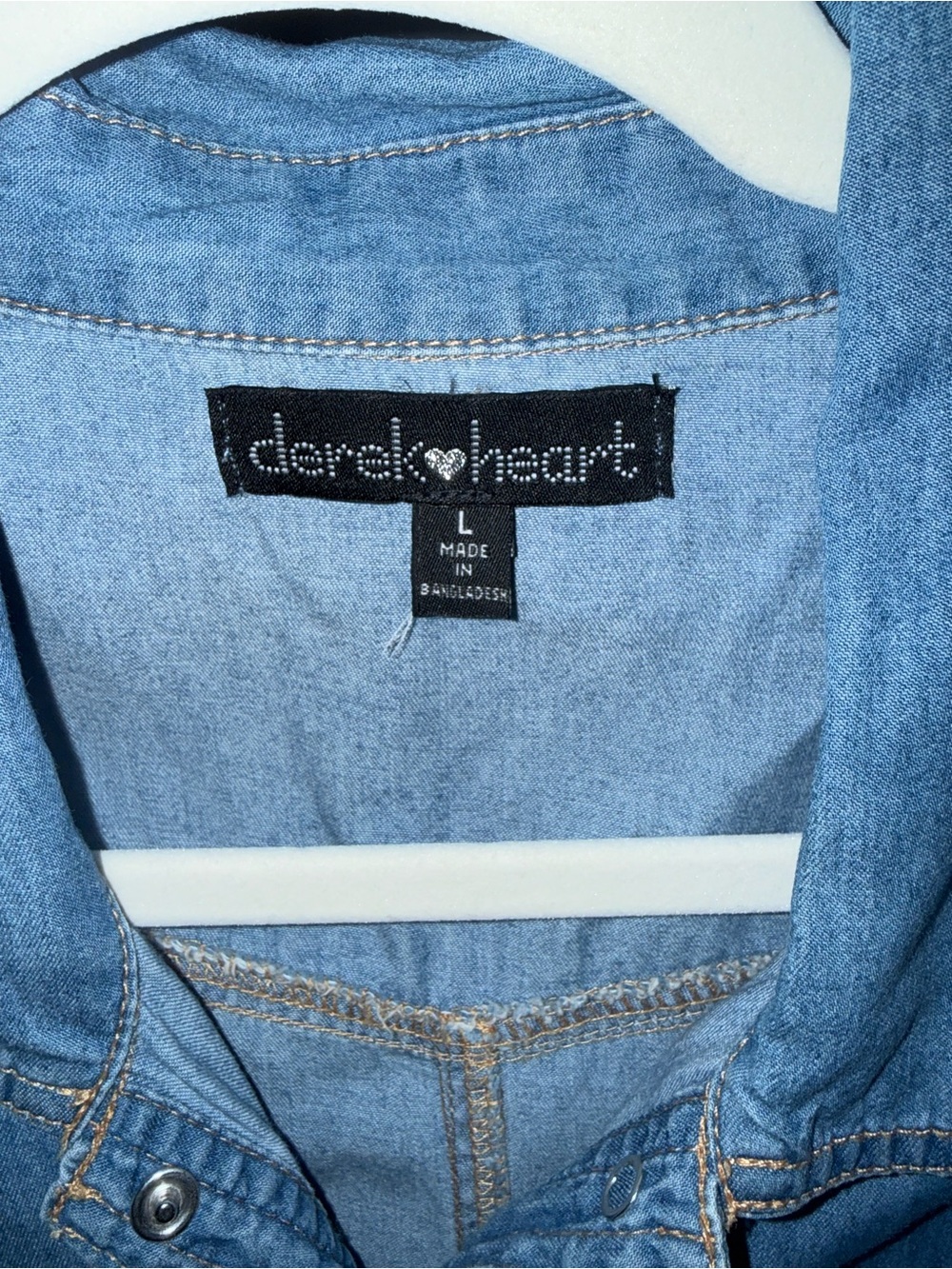 Denim Shirt Dress - Picture 5 of 5